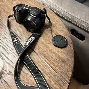 Camera, case and cord